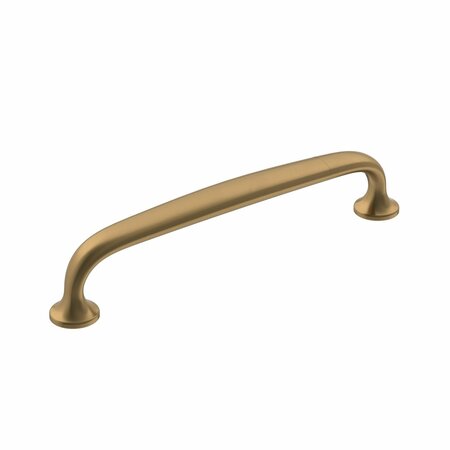 AMEROCK Winsome 3-3/4 in 96 mm Center-to-Center Champagne Bronze Cabinet Pull BP36766CZ